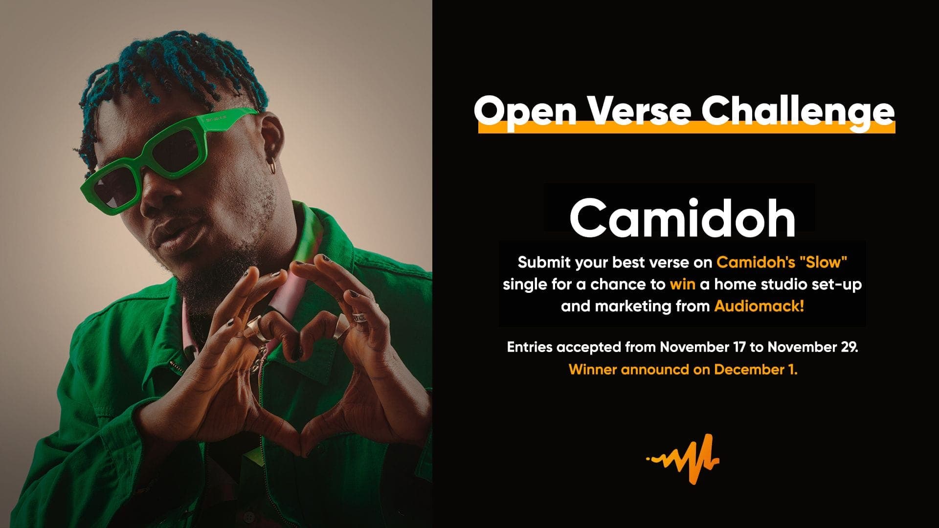 Submit Your Best Verse for Camidoh’s “Slow” Open Verse Challenge